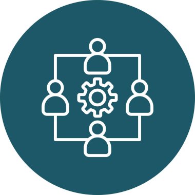 iş simgesi vektör illüstrasyonu