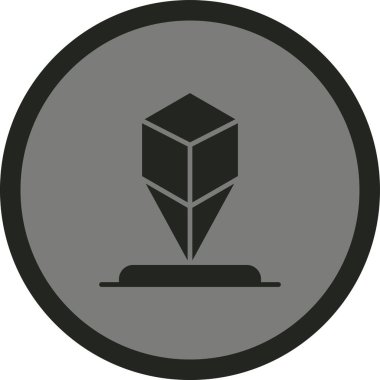 Elmas simgesinin vektör illüstrasyonu