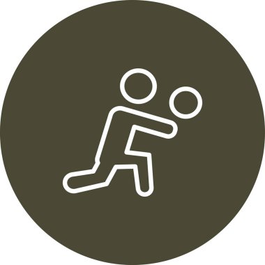 İnsan simgesinin vektör illüstrasyonu