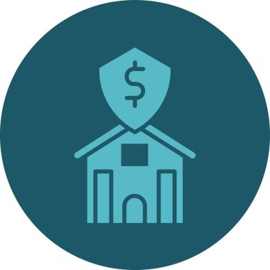 Ev. Web simgesi vektör illüstrasyonu