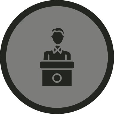 İş simgesinin vektör illüstrasyonu