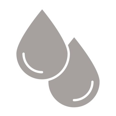 su damlası ikon vektör illüstrasyonu