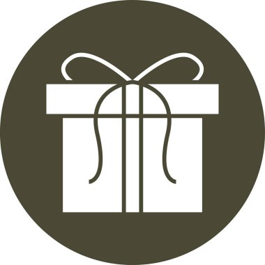 Hediye kutusu. Basit simge
