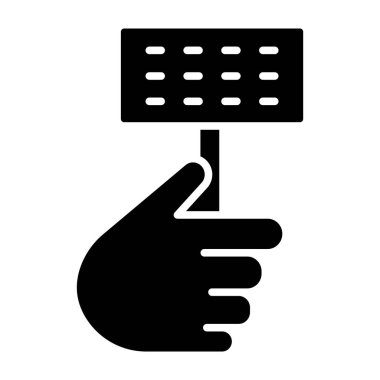 parmak vektör simgesine bas