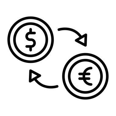 para değiş tokuşu simgesi