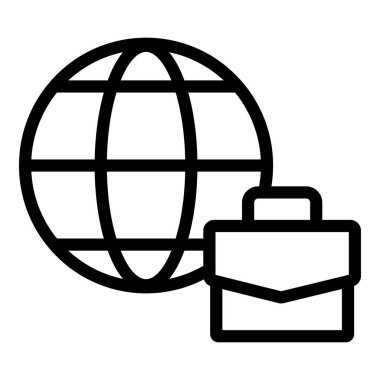 Küresel küreye sahip toprak ve küre, küresel simge