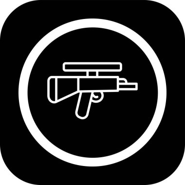 Silah simgesinin vektör illüstrasyonu