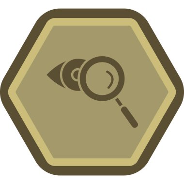 Tek bir simgenin vektör illüstrasyonu