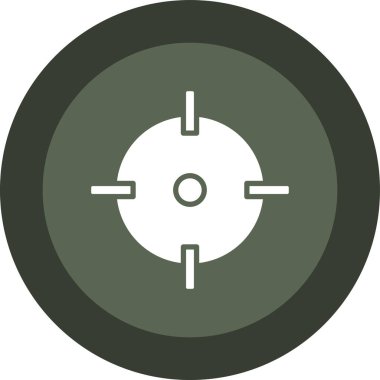 Hedef simgenin vektör illüstrasyonu