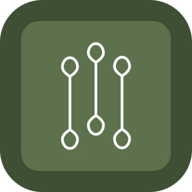 beyaz arkaplanda ağ simgesi, illüstrasyon, vektör