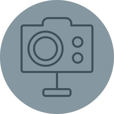 fotoğrafçılık kamerası vektör illüstrasyonu