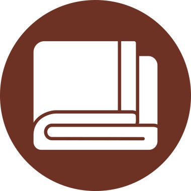 Kitap. Web simgesi basit illüstrasyon