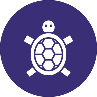 Bir top simgesinin vektör illüstrasyonu