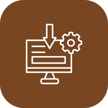 vector settings icon illustration