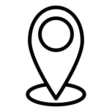 konum pin konumu simgesi, özet biçimi