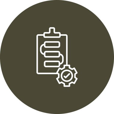 Bir pil simgesinin vektör çizimi