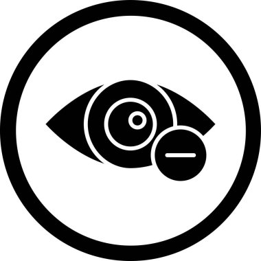 Beyaz arkaplanda göz illüstrasyon vektörü