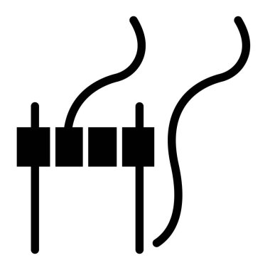 Bir kablo vektör çizim