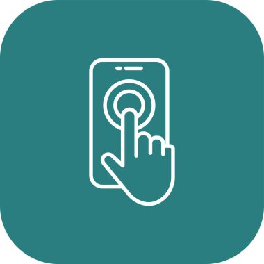 Vektör Mobil simge illüstrasyonu