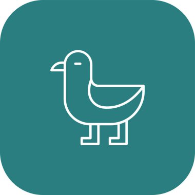 güvercin simgesi vektör illüstrasyonu