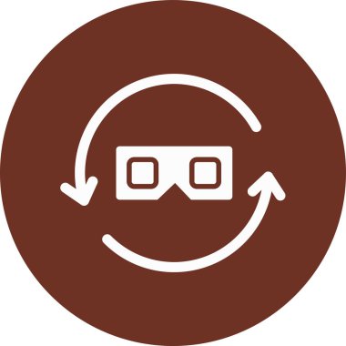 Modern b 'nin vektör illüstrasyonunda gözlük simgesi yok