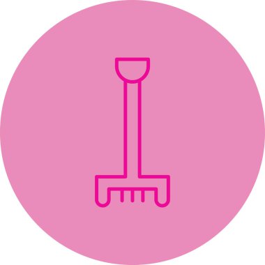 Bahçe simgesinin vektör illüstrasyonu