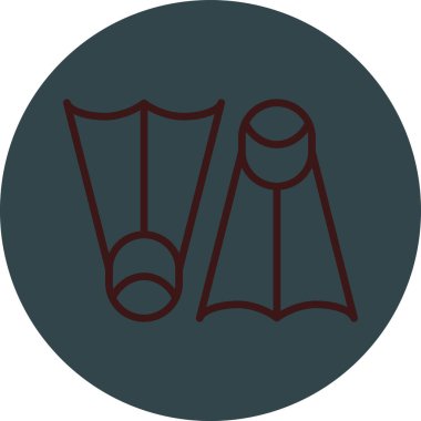 Modern simgenin vektör illüstrasyonu