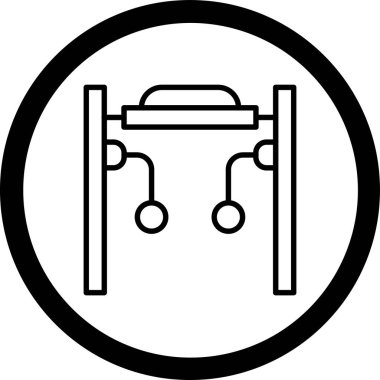 Modern bir simgenin vektör illüstrasyonu