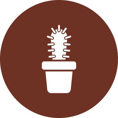 Bir ağaç simgesinin vektör illüstrasyonu