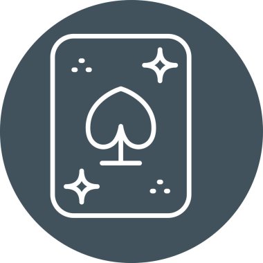 Kumarhane. Web simgesi basit tasarım