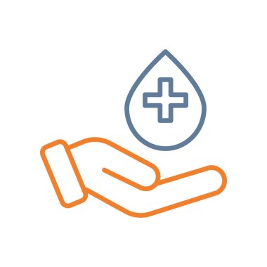 Çapraz simgeli kan torbası