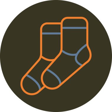 Bir çift çorap. Basit tasarım