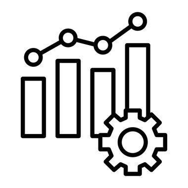 dişli ve ok çizgisi biçimli grafikler