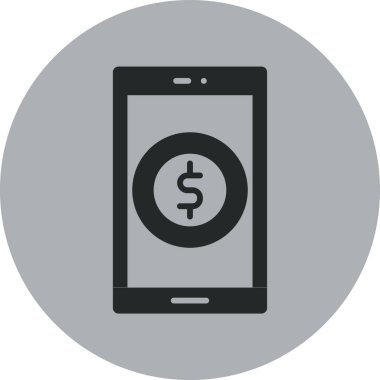 Dolar vektör simgesi modern basit vektör çizimi