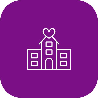 Modern b 'nin vektör çizimi sevgi simgesinden yoksun