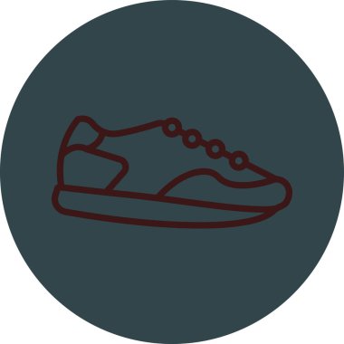 vektör çizim spor ayakkabı