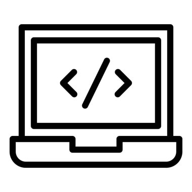 Web simgesi, bilgisayar simgesinin vektör illüstrasyonu