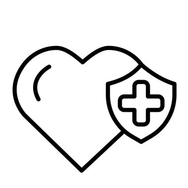 heart care icon vector illustration