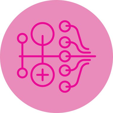 Tıbbi maskeli bir simgenin vektör çizimi