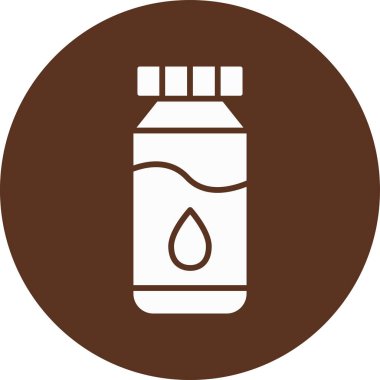 Bir şişe suyun vektör çizimi