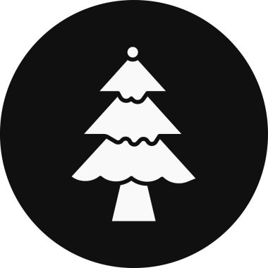 Noel ağacı. Vektör simgesi