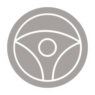 araba direksiyon vektör simgesi