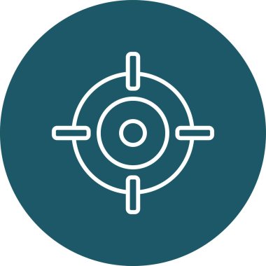 Modern otomatik simgenin vektör illüstrasyonu