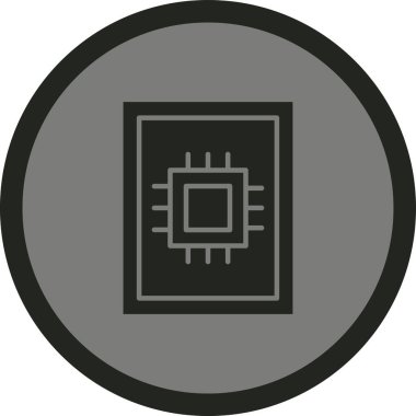 Bir web simgesinin vektör illüstrasyonu