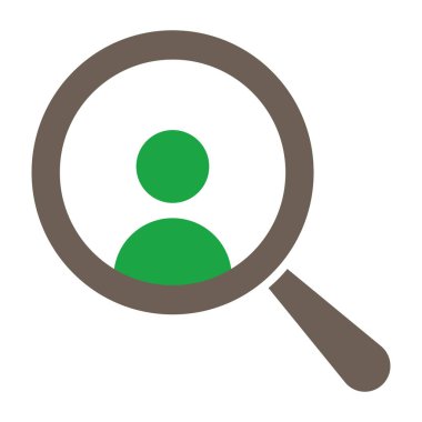 Arama simgesi, vektör illüstrasyonu