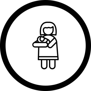 Kadın vektör illüstrasyonu