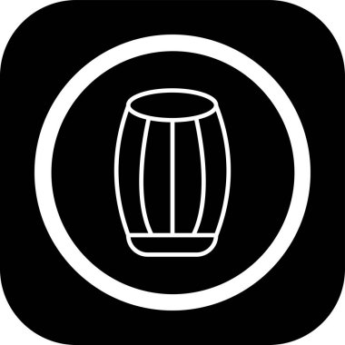 Cam simge, vektör illüstrasyonu