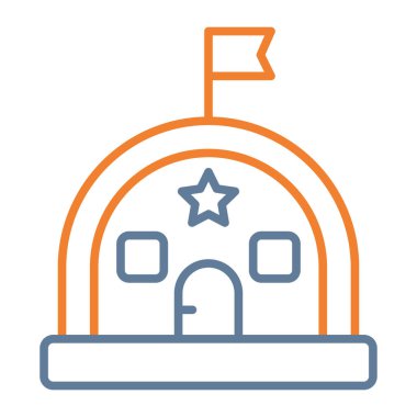 ev vektörü illüstrasyonu modern simge