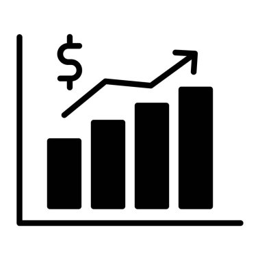 grafik ikonu vektör illüstrasyonu