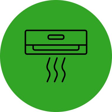 Benzersiz yangın söndürücü vektör çizgisi simgesi